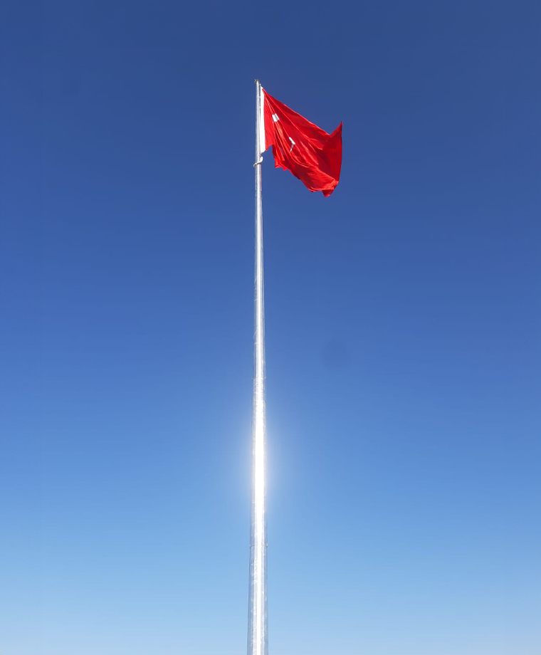Malatya Özel Harekat Galvaniz Bayrak Direği