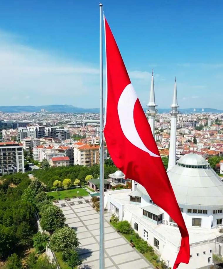 Shell Galvaniz Bayrak Direği