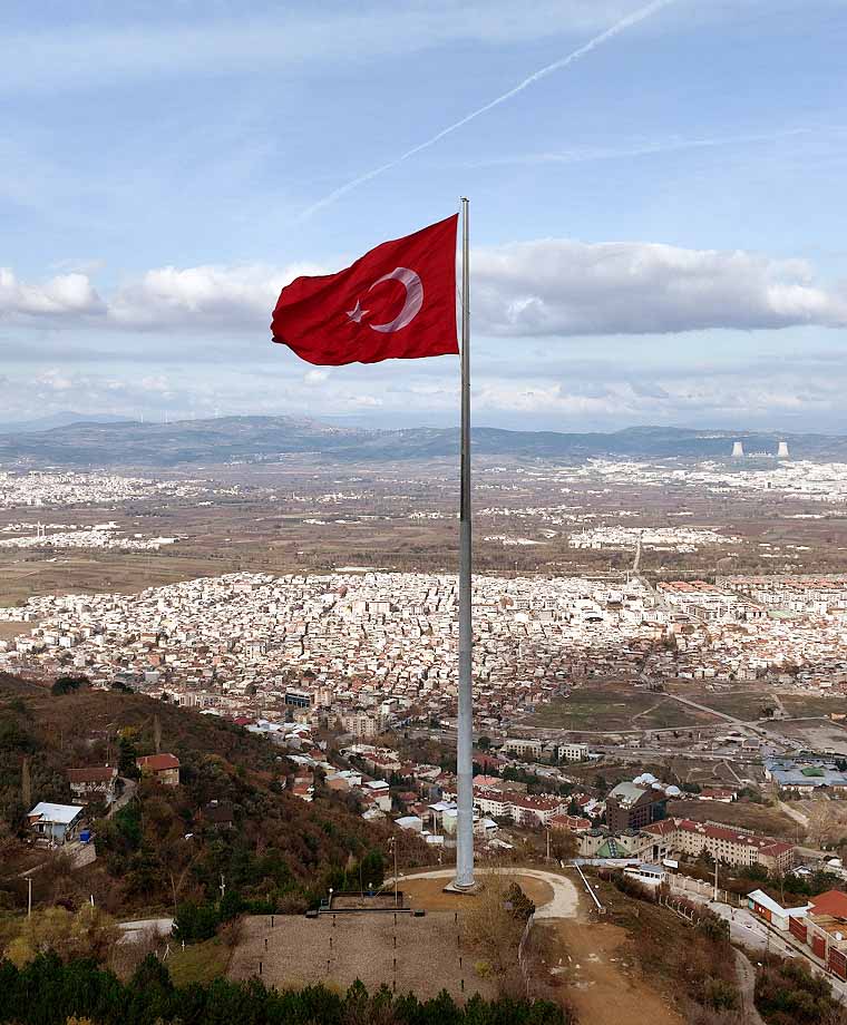 Bursa Büyükşehir Belediyesi Uludağ Galvaniz Bayrak Direği
