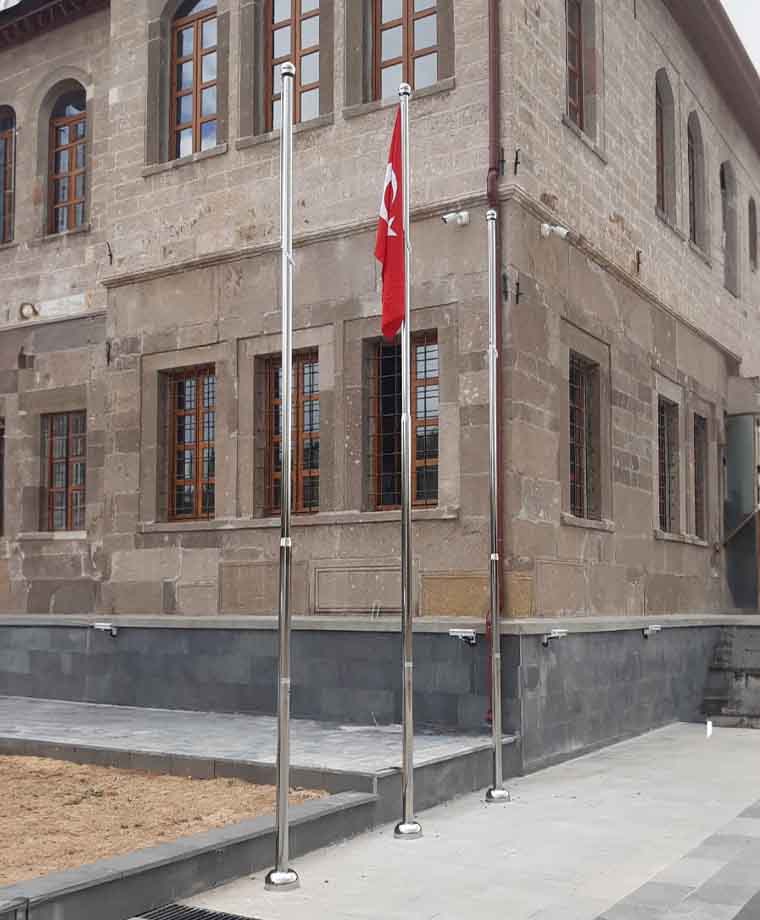 Nevşehir Vilayetler Birliği Evi Paslanmaz Bayrak Direği