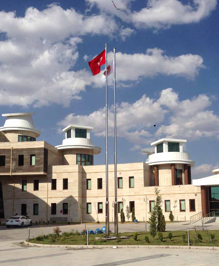 Ahi Evran Üniversitesi Paslanmaz Bayrak Direği