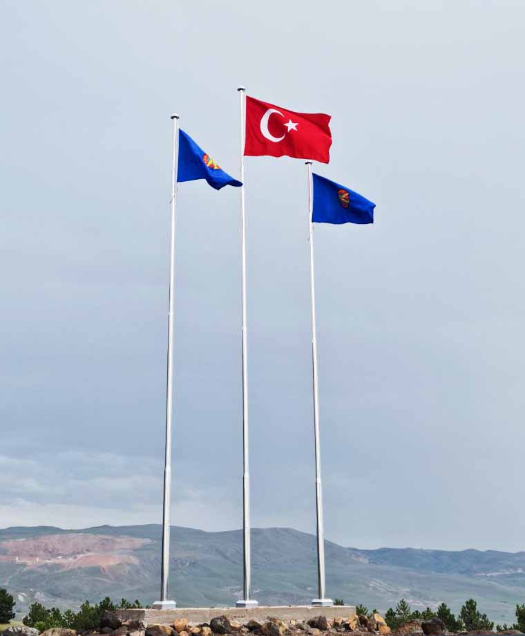 Türkiye Hava Sporları Federasyonu Paslanmaz Bayrak Direkleri