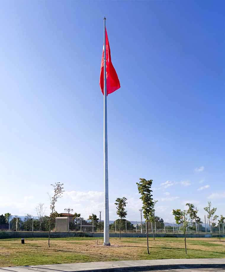 HAB Ankara Uzay ve Havacılık Galvaniz Bayrak Direği
