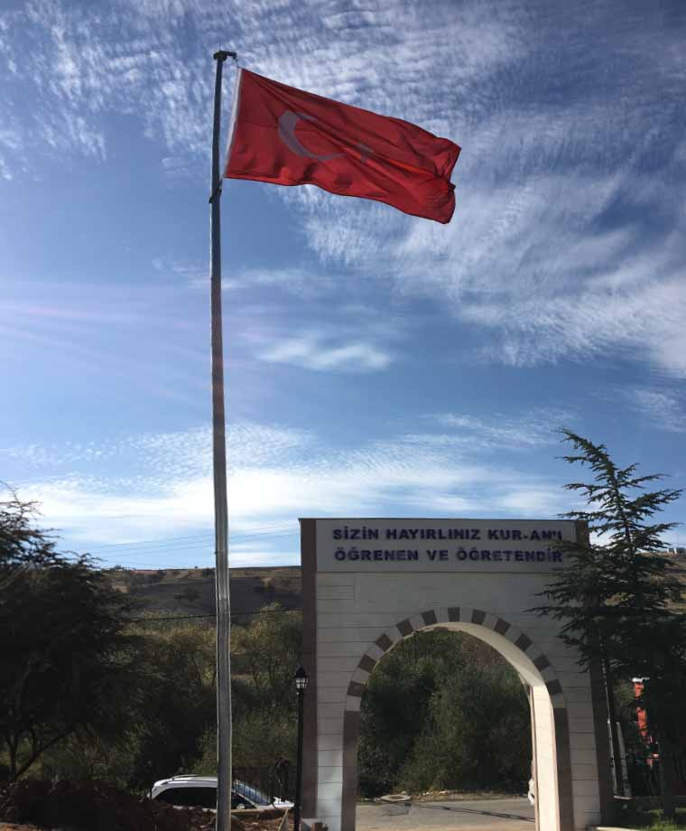 Haymana Tarım Orman Müdürlüğü Paslanmaz Bayrak Direği