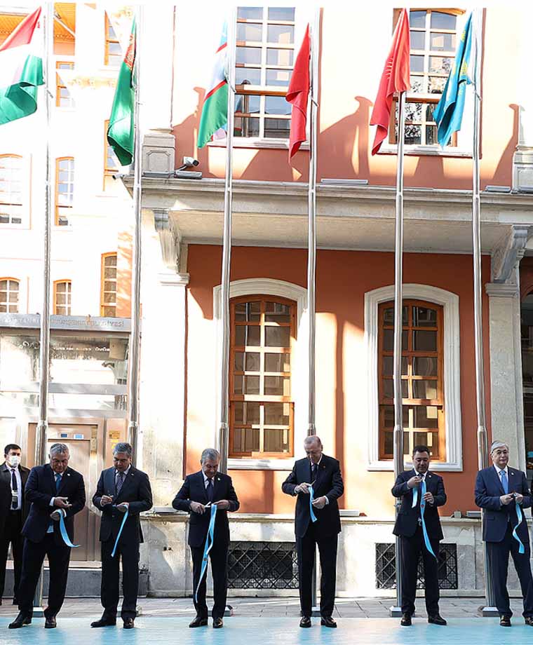 İstanbul Türk Konseyi Genel Sekreterliği Paslanmaz Bayrak Direği