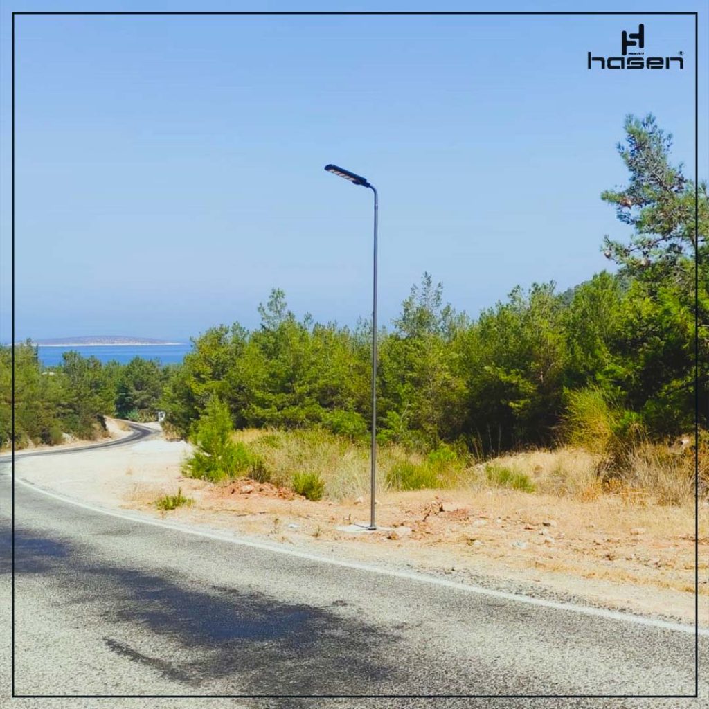 solar aydinlatma direği