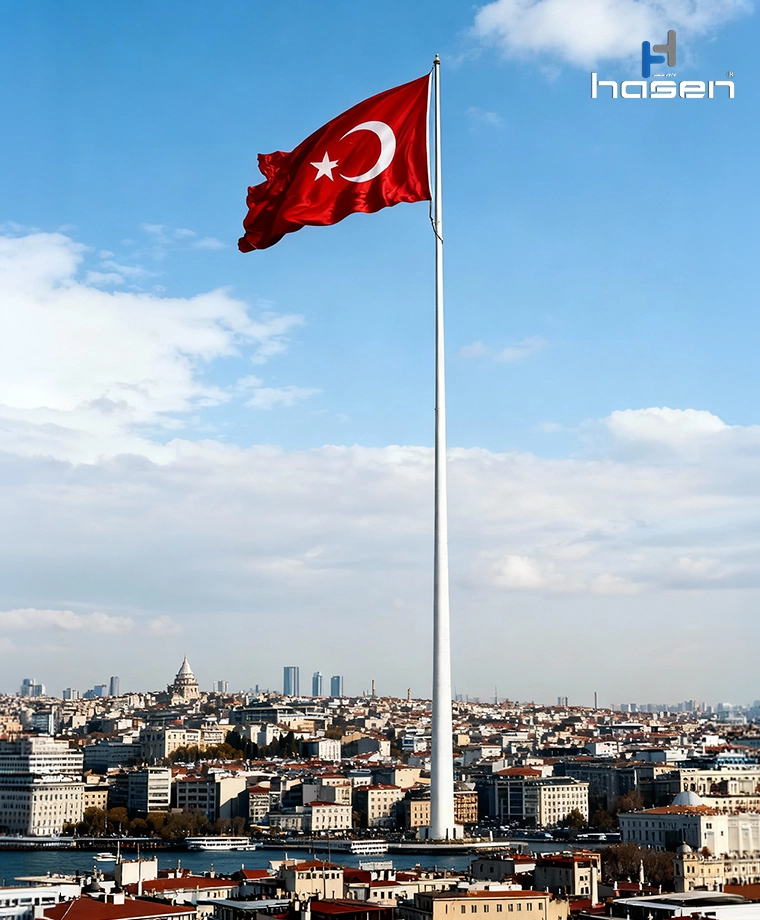 Direkli Türk Bayrağı Modelleri