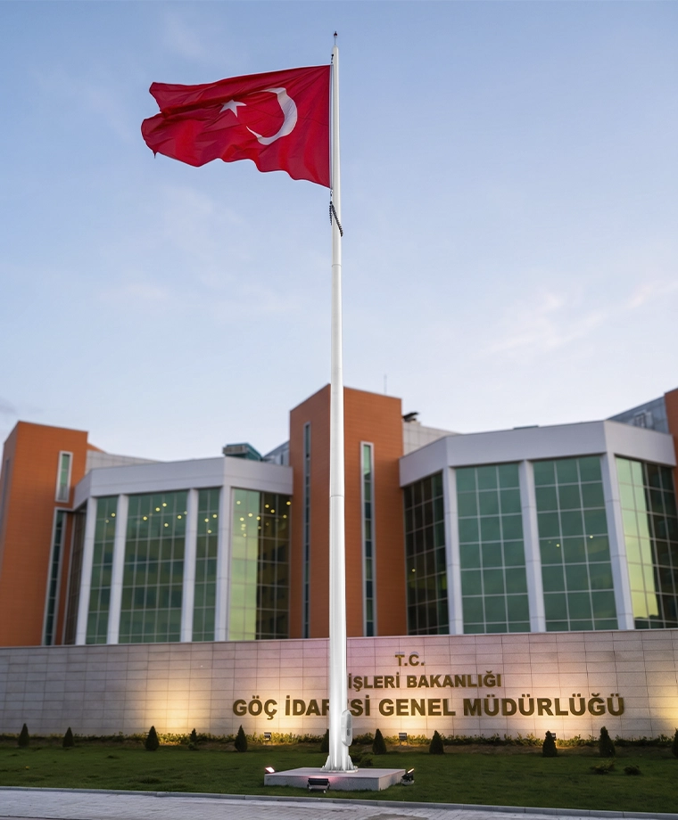 Göç İdaresi Başkanlığı Bayrak Direği