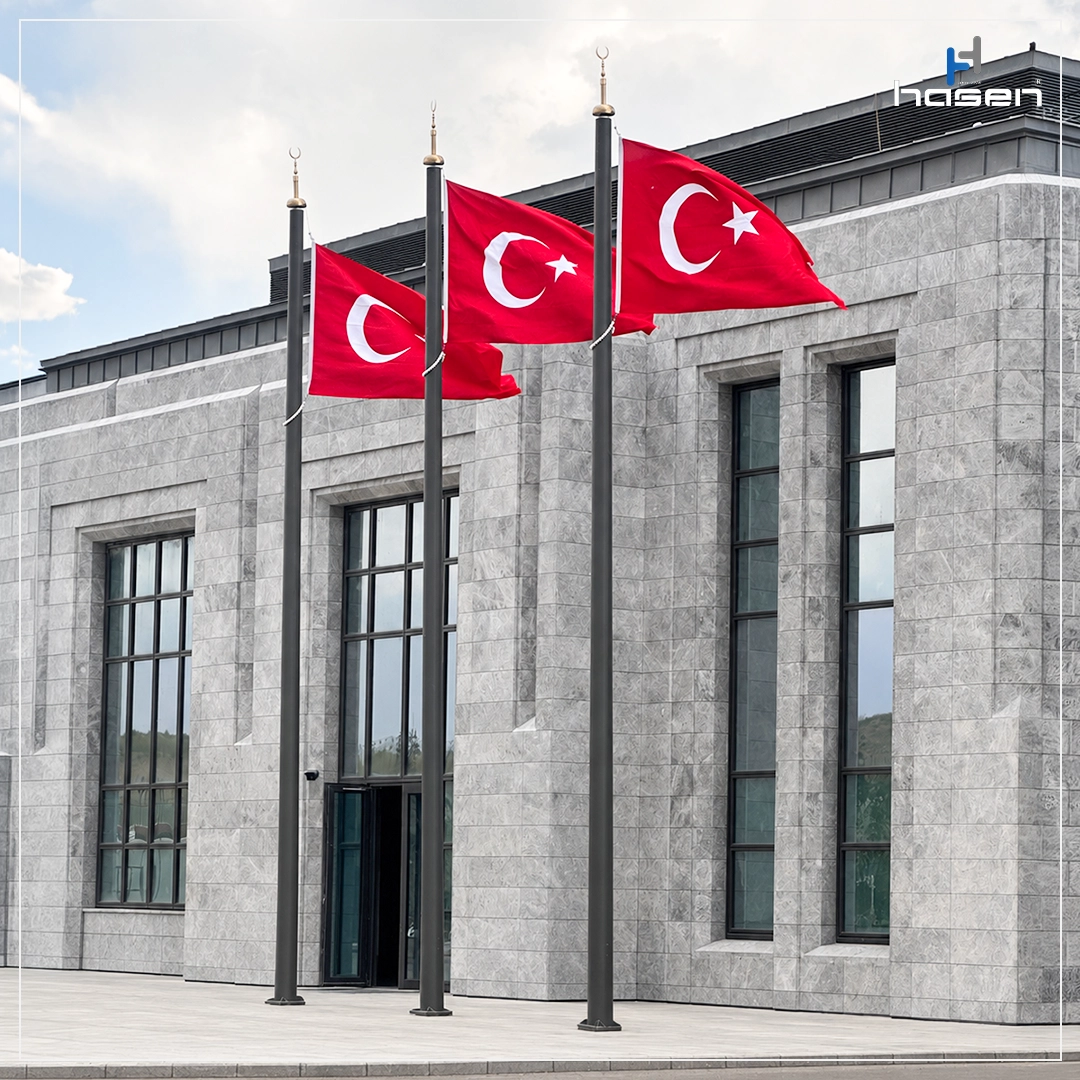dairesel konik bayrak direği projeleri 2